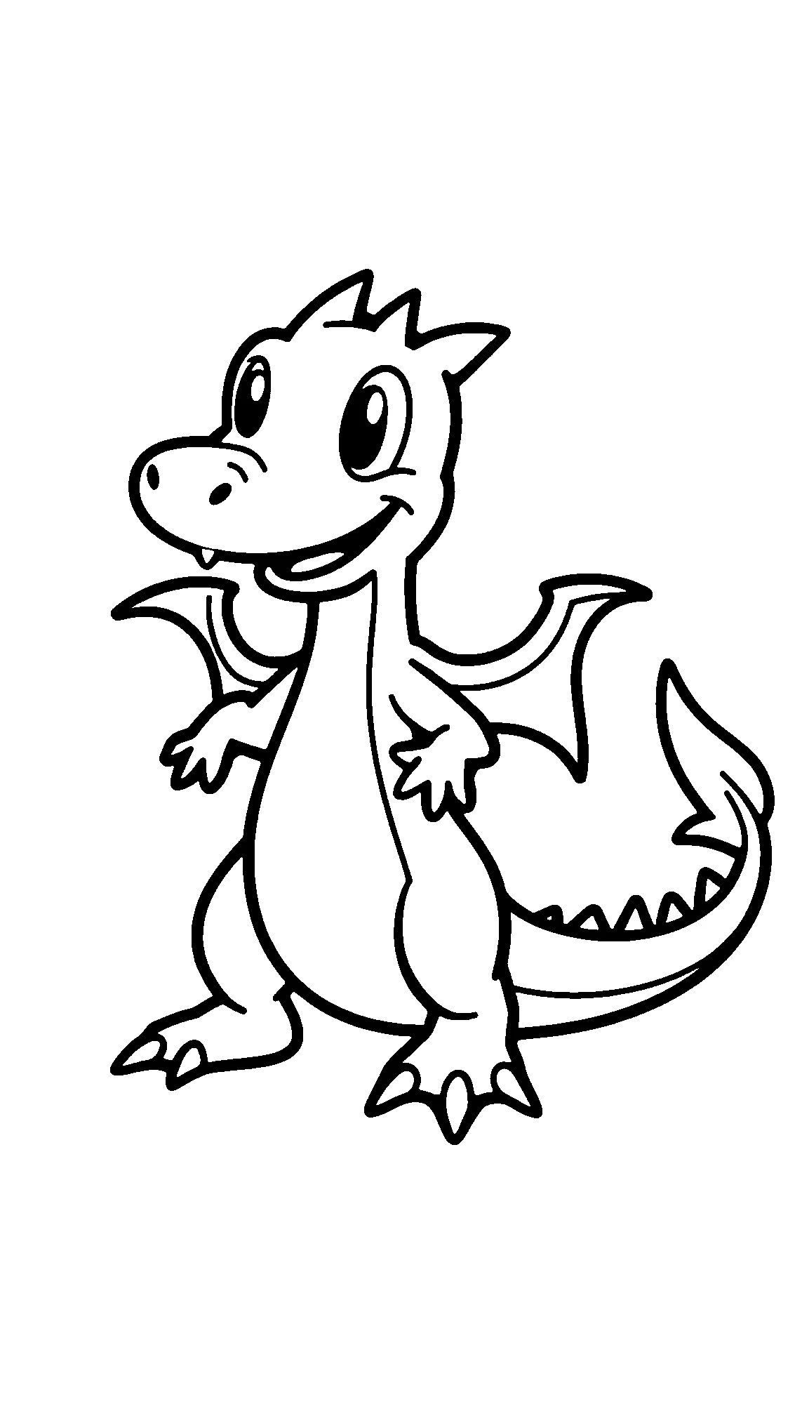 Charizard-Abenteuer Coloring Page 1