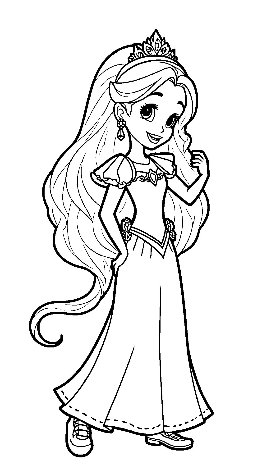 Cendrillon Coloring Page 1