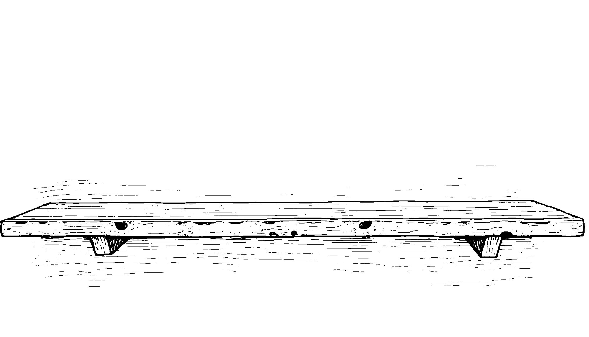Elegant Floating Shelf Coloring Page 1