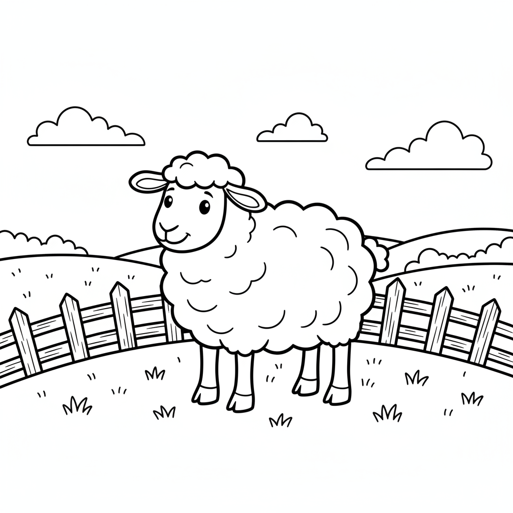 Ausmalbilder Spaß Auf Dem Bauernhof Coloring Page 4
