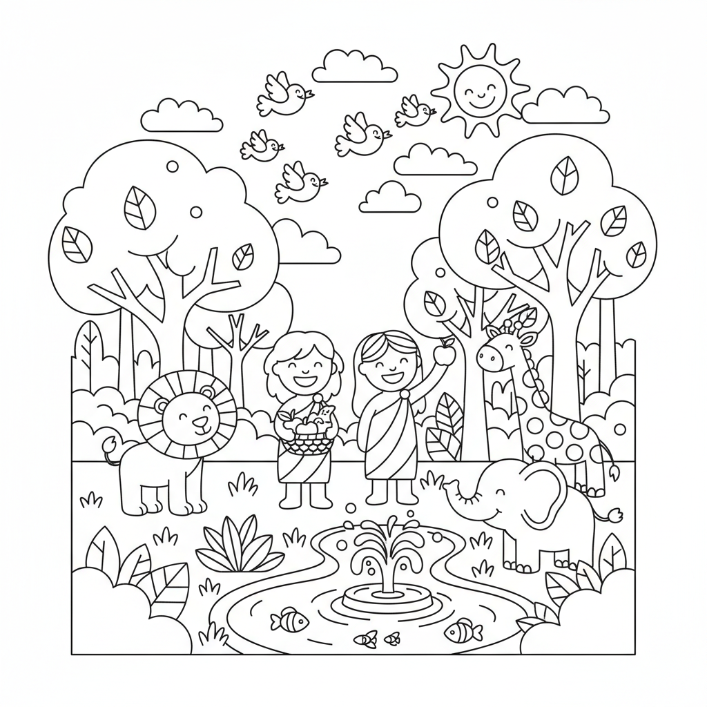 Escena del Jardín del Edén