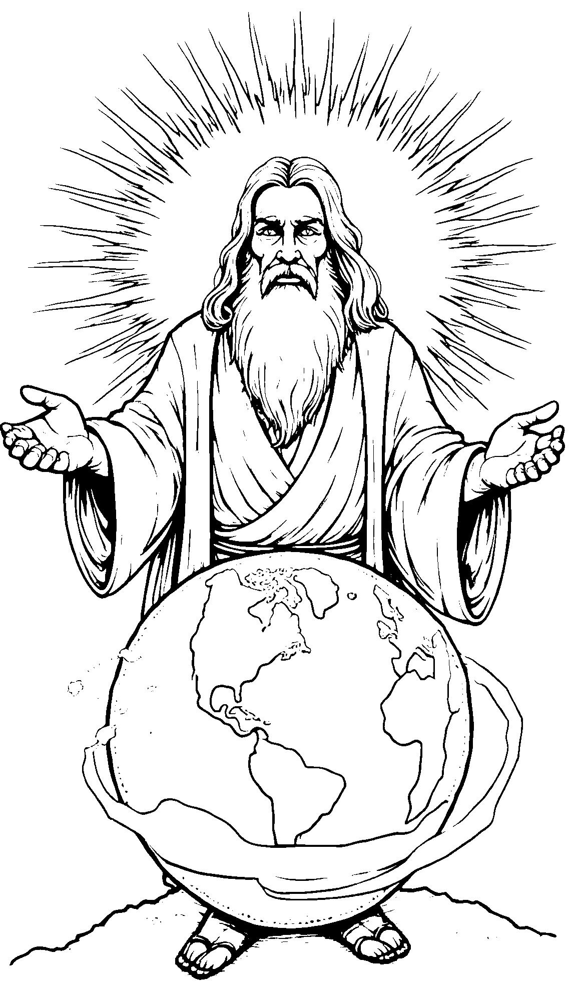 Dios Creando el Mundo