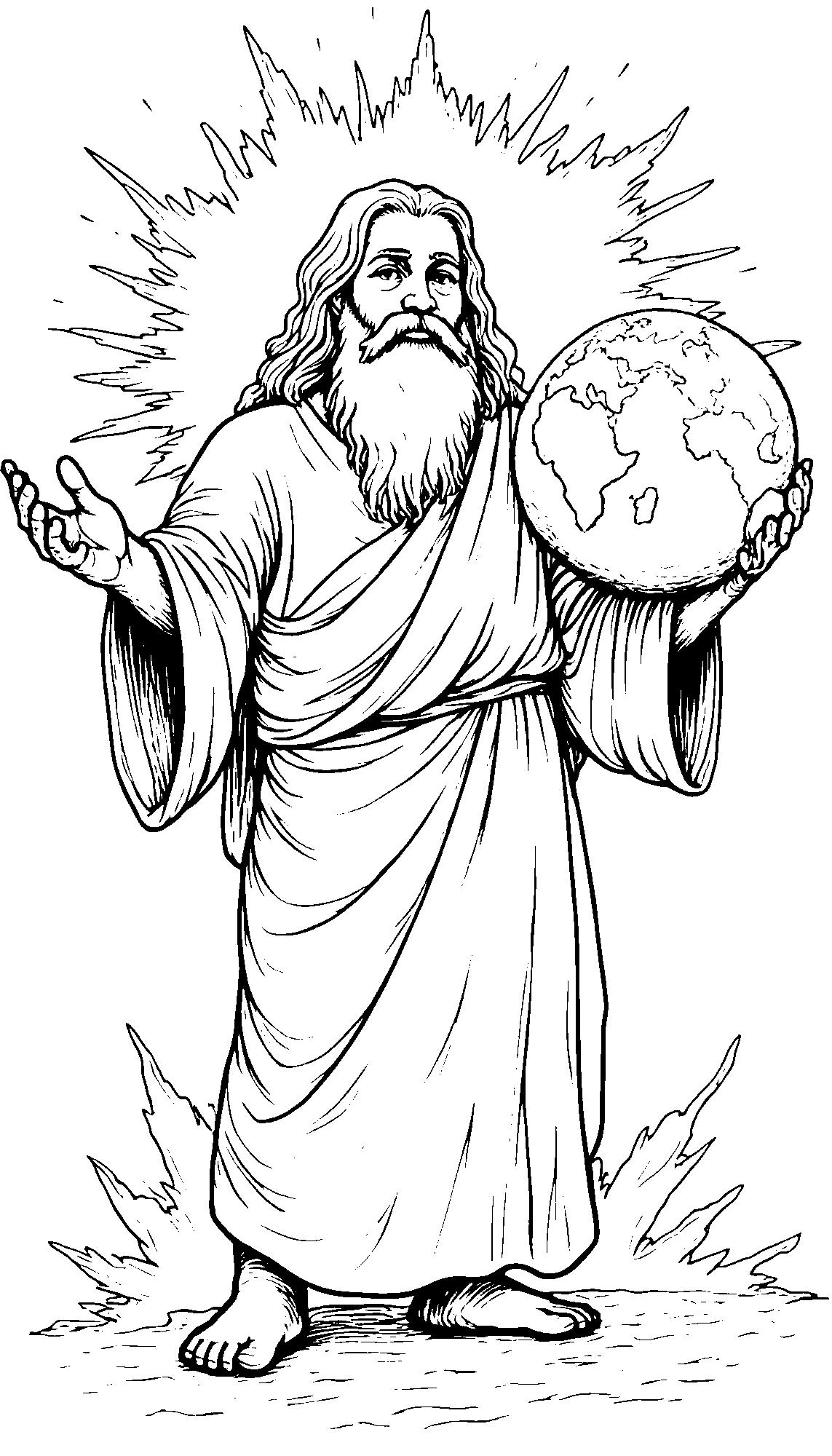 Dios Creando el Mundo