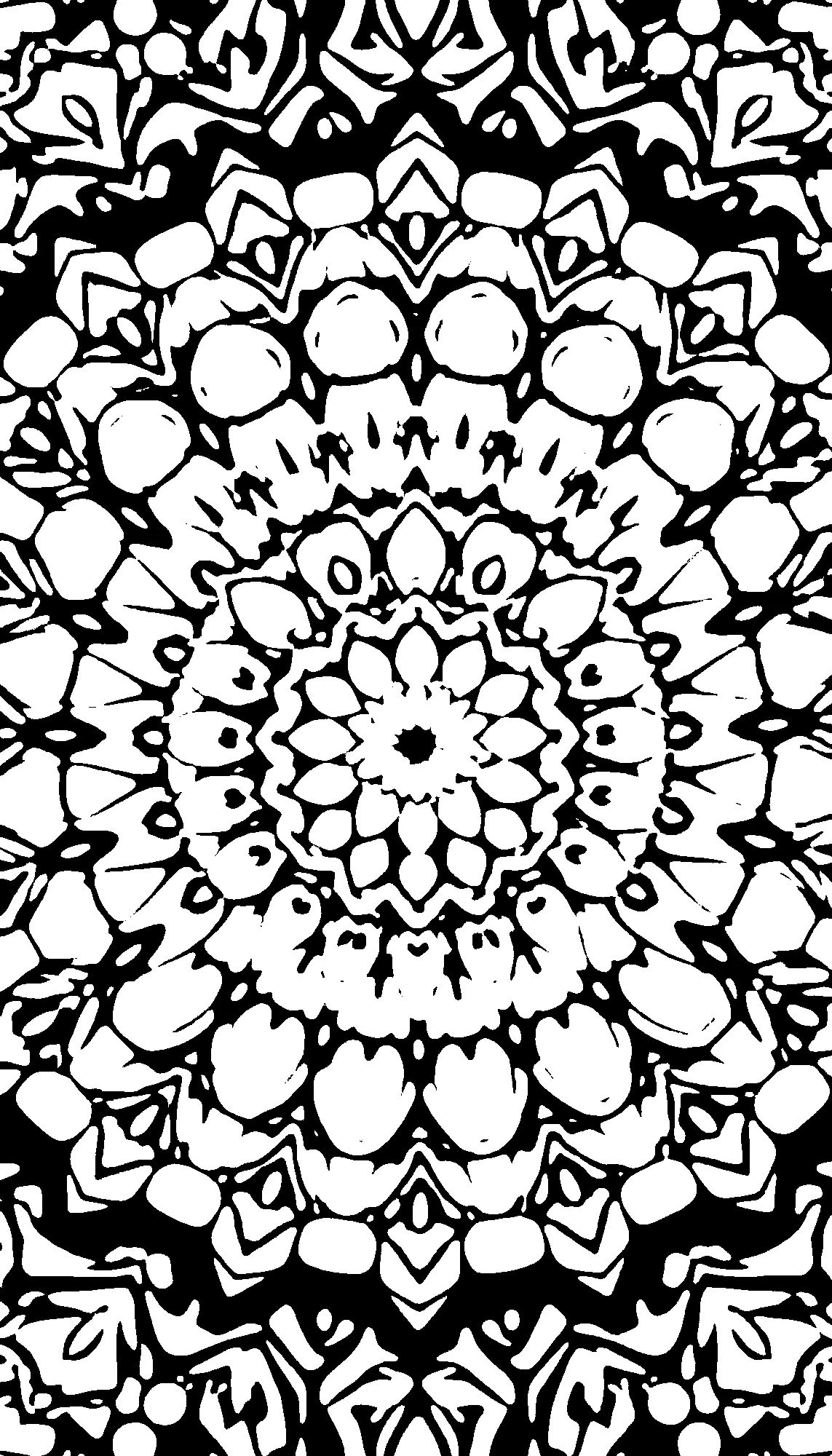 Design Intricado De Mandala Coloring Page 1