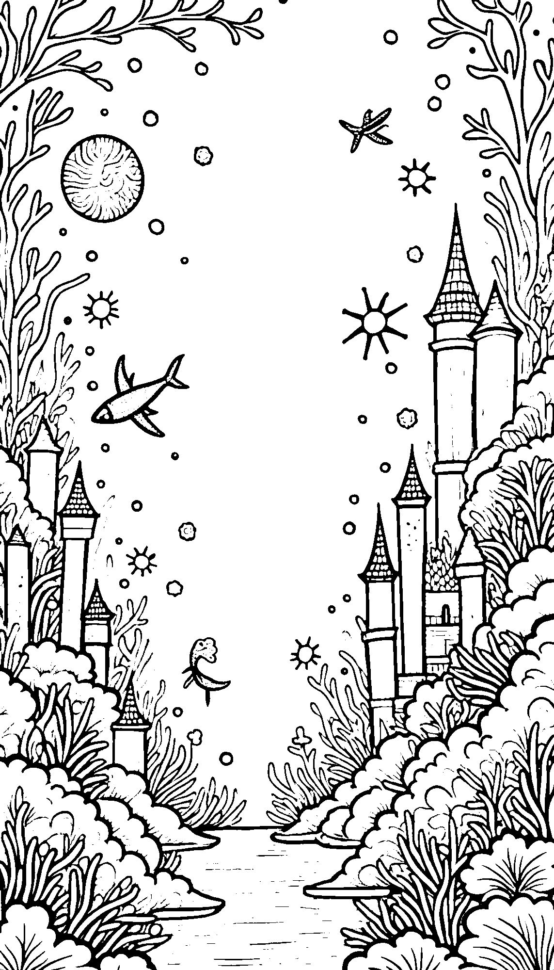 Reino De Sirenas Coloring Page 1