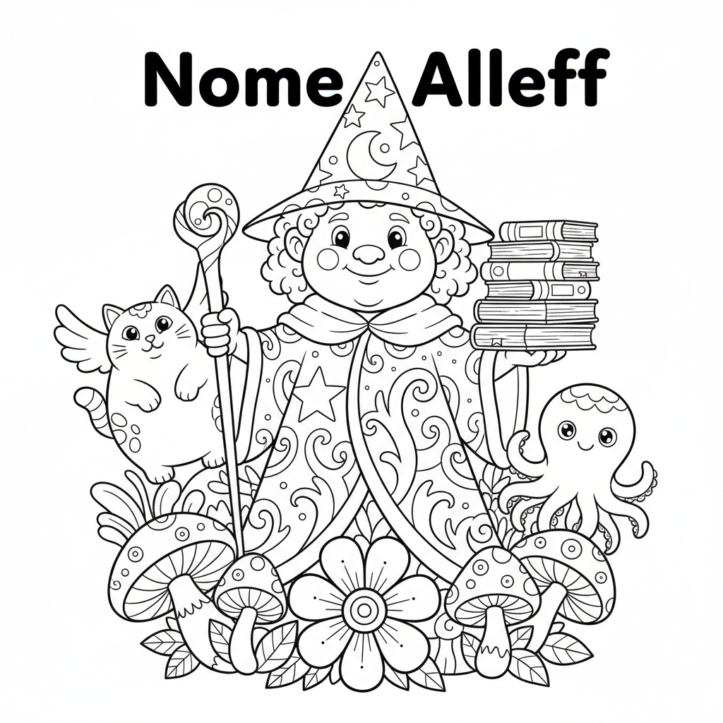 Lustige Charaktere aus Nome Alleff