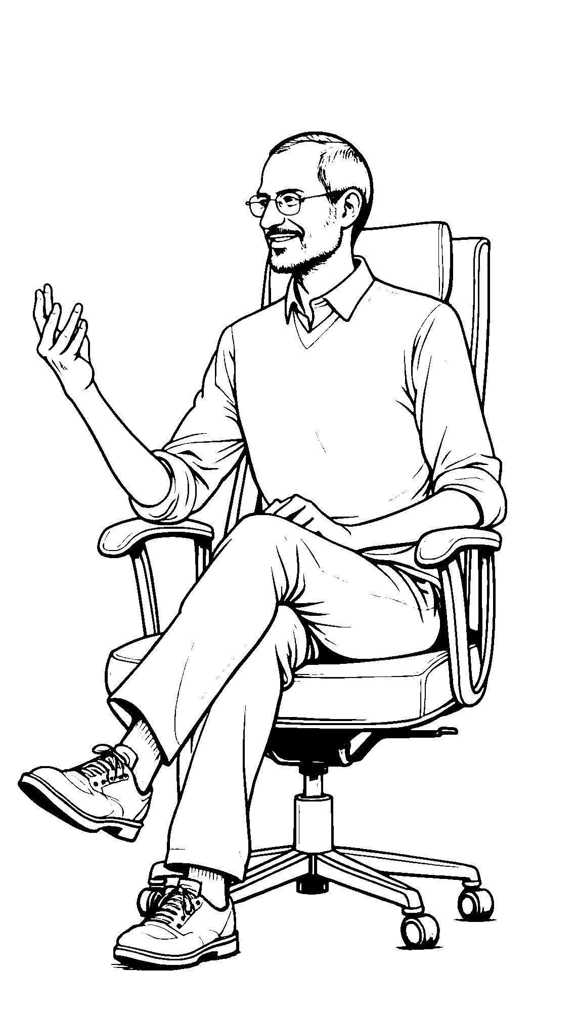 Steve Jobs im Facebook-Hauptquartier